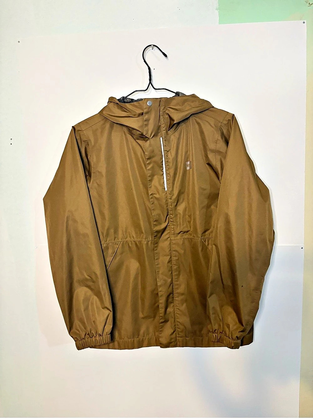 MEC Hooded light weight Jacket in Brown Size Youth 12 Medium